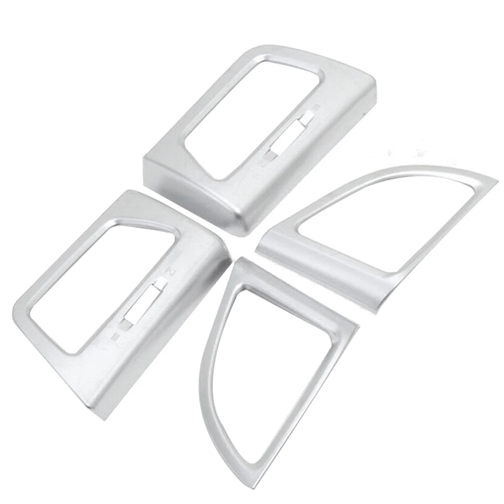 منفذ هواء أمامي للسيارة من الكروم ABS ، غطاء تهوية لمكيف الهواء لسيارة هوندا CRV لوحة