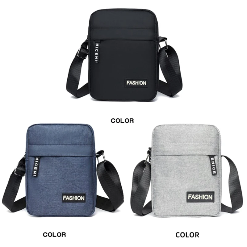 Men's Shoulder Bag Business Leisure Large Capacity Portable Handbag Multi Layer Waterproof Summer Male's Crossbody Bags