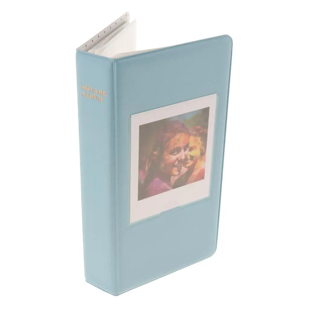 كتاب ألبوم الصور لـ Instax Square SQ20/SQ10/SQ6/SP3 مع 64 جيوب صورة الزفاف عيد ميلاد تذكارية ألبوم هدية التخرج
