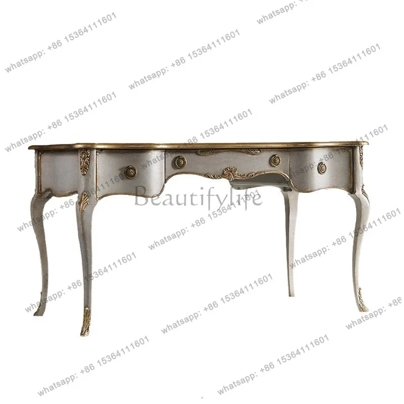 

American desk writing desk European neoclassical antique furniture