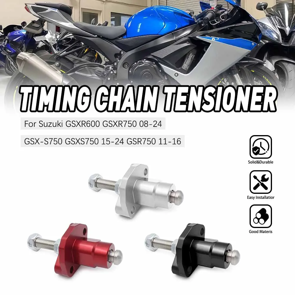 

For Suzuki GSXR600 GSXR750 2008-2024 0 GSXS750 2015-2024 GSR750 2011-2016Motorbike Timing Cam Chain Tensioner Manual Cam Timing