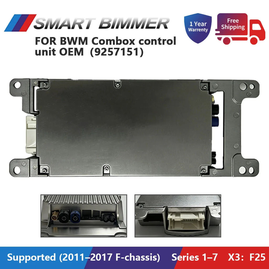 Telematics Combox Control Unit 9257151 for BMW F Series–Bluetooth A2DP USB GPS–OEM Quality Replacement–Programming Required