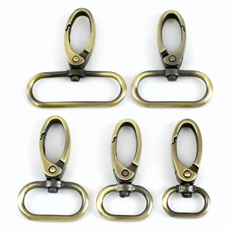 Meetee 30Pcs 16/20/25/32/38mm Metall Schnallen Tasche Hund Kragen Gurtband Swivel verschlüsse Hummer Trigger Clips Snap Haken DIY Zubehör