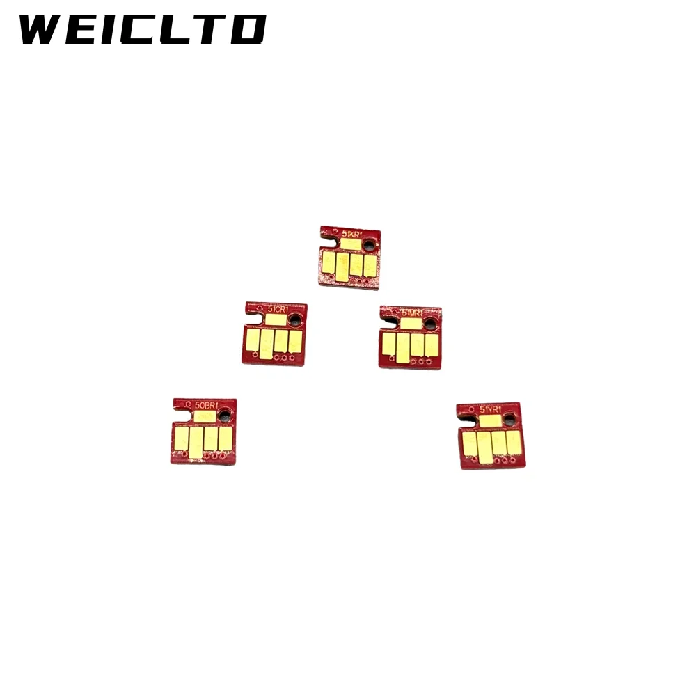 LA PGI-125 CLI-126 PGI125 CLI126 5Cor6C Permanent Chip for Canon PIXMA IP4810 MG5210 MG6110 IX6510 Printers