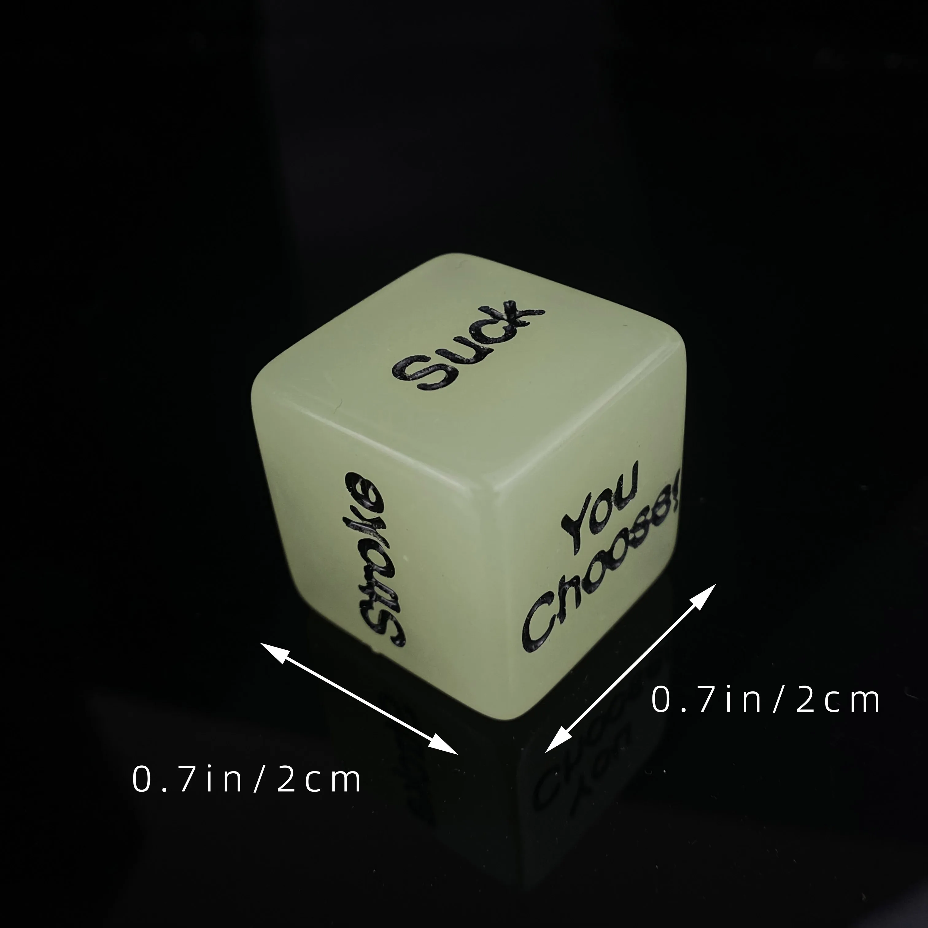 4 Pcs/Set D6 D10 D12 Acrylic Luminous Glow In The Dark Dice Love Dice Sexy Dice Erotic Dice Fun Love Game Toy Couple Gift