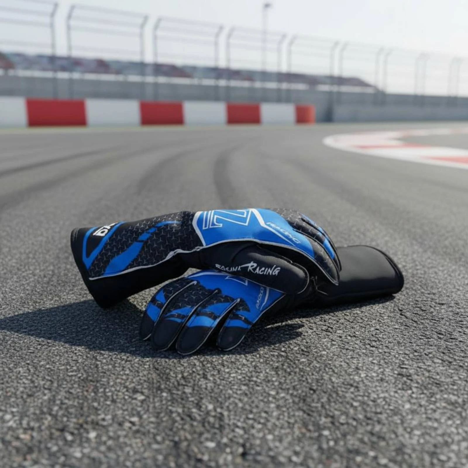 Kart Racing Gloves Silicone Palm Karting Gloves Sports Gear Secure Fit Handwear External Stitching