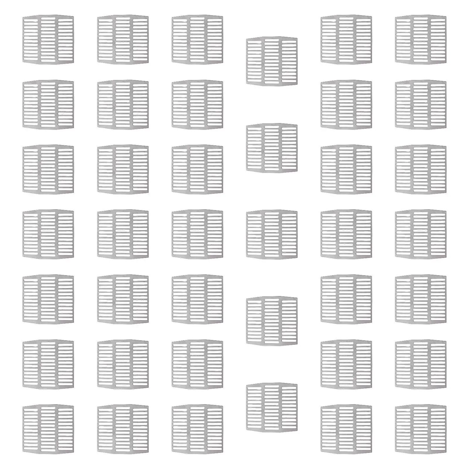 

40x крышки отверстий из нержавеющей стали для кирпича, высокопроизводительные многоцелевые, можно разрезать или сложить, сменные вставки для настенных трещин