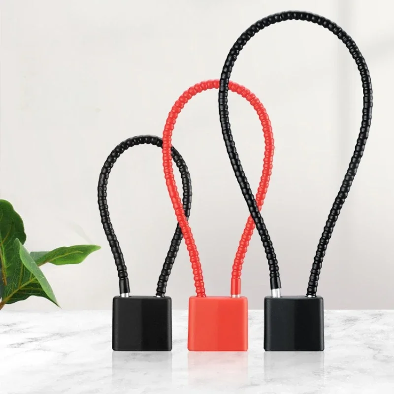 20/28/38cm Safety Anti-Theft Portable Hardened Outdoor Plastic Steel Cable Shot Padlock key Length Gun trigger Lock locker lcoks