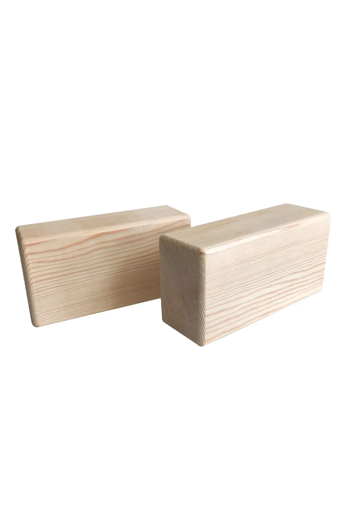 

Wood Yoga Block Set 2 Piece Workout Gym Fitness Body Building Üçgen Position Block Set