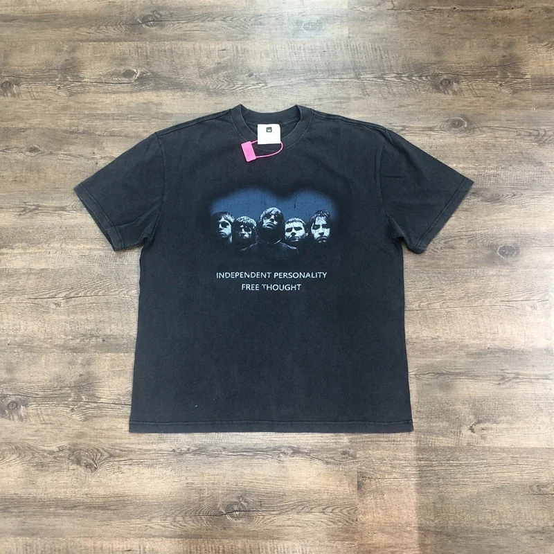 

SAINT OF MICHAEL Best Quality Streetwear American Style Tops Loose Tee Summer Vintage Oversized Clothing T Shirt For Men