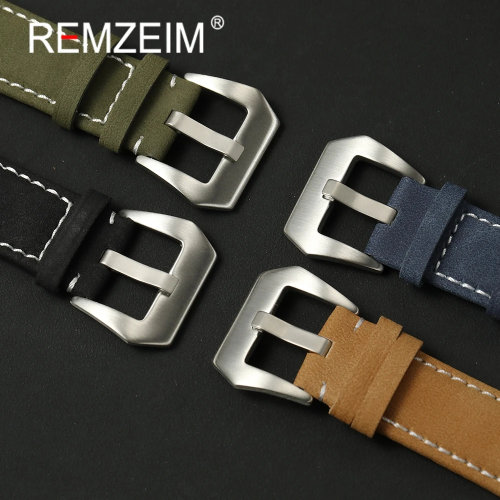 Винтажный кожаный ремешок для часов Apple Watch Band 42/44/45/46/49/38/40/41 мм, матовый ремешок для IWatch Series 1-10 Ultra SE 2