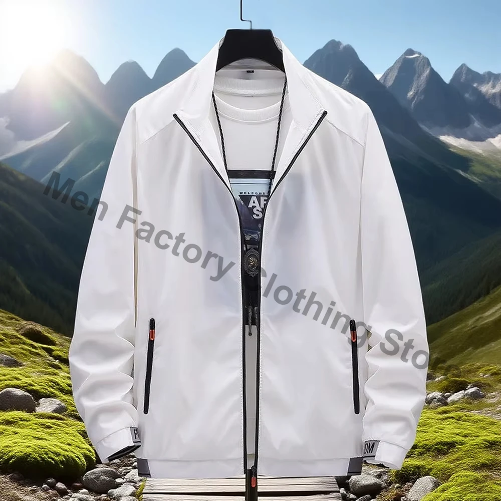 AliExpress NONE Men's UPF 50+ UV Protection Windbreaker Quick Dry Jacket Outdoor Sun-Protective Thin Hiking Fishing Cycling Hooded Sport Light