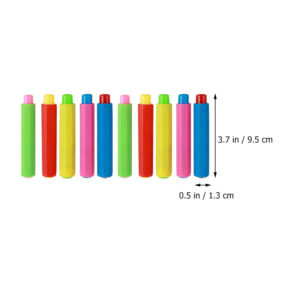 

25Pcs Colorful Chalk Holder Kit PP Material Chalk Clip for Teachers Classroom Blackboard Writing Clean Hands Extension Tool