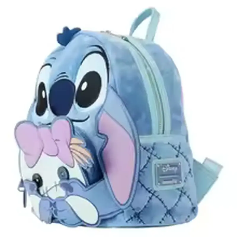 Loungefly Miniso Stitch And Scrump Buddy Mini Backpack Cosplay Womens Double Strap Shoulder Bag Purse New Year Gift