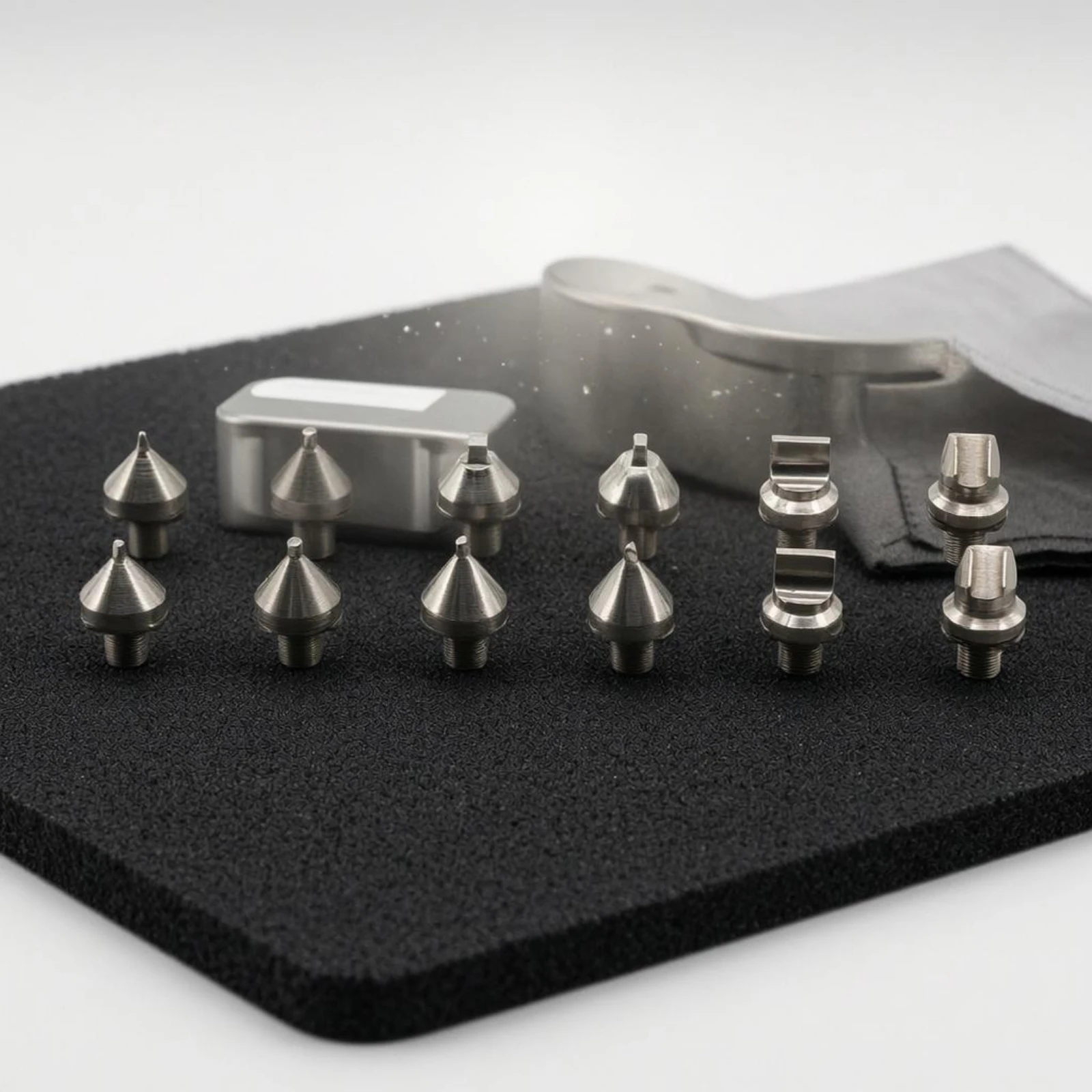 12 Pieces Watch Case Opener Silver Finish Steel Watch Case Opener Bit Set Caseback Removal Tool Long-Lasting Portable view 3