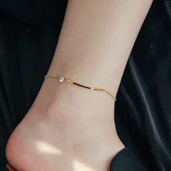 2025 Stainless Steel Fashion New Summer Ladies gold colour smile Zircon Women's jewelry Party gift for friends