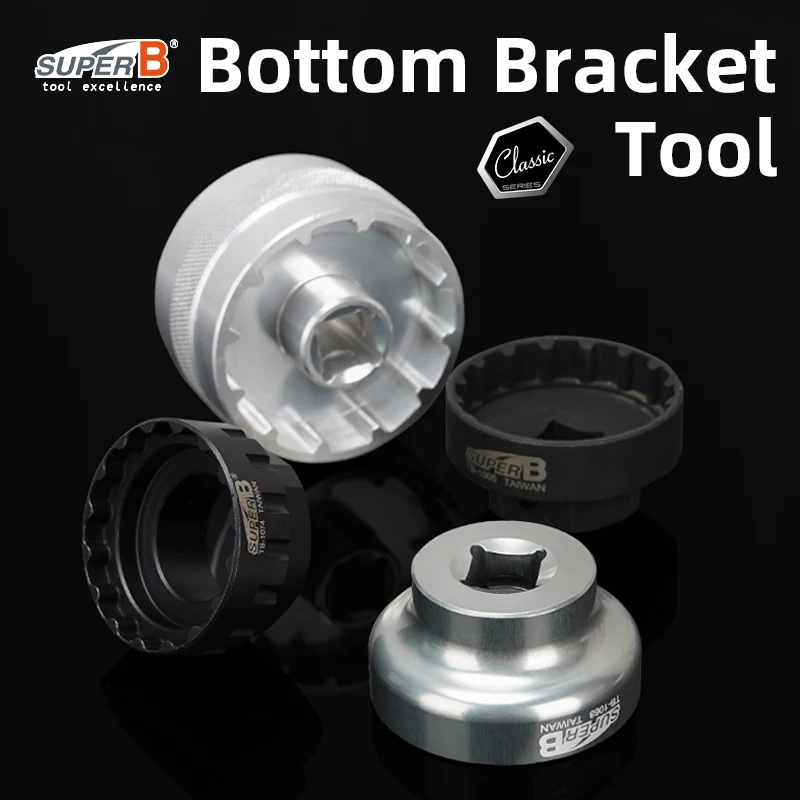 

SUPER B Bicycle Bottom Bracket BB Tool MTB Road Bike Cartridge Remover 12/16-notch BB Puller Wrench Repair Tools