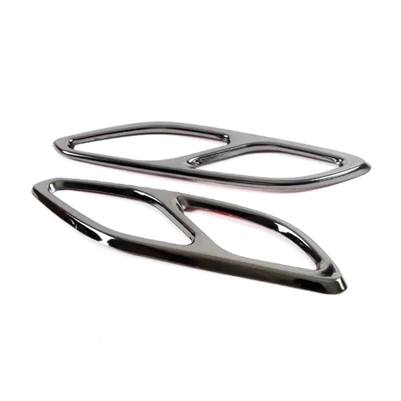 For Mercedes Benz CLA Class C118 W118 2020-2023 Car Tail Muffler Exhaust Pipe Cover Trim Exterior Accessories