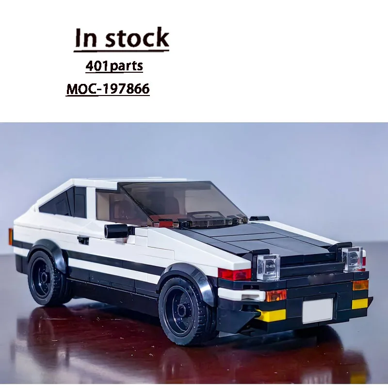

MOC-197866 Классическая новая модель спортивного суперкара 90-х годов из строительных блоков, 401 деталь, конструктор в подарок на день рождения для мальчиков и детей