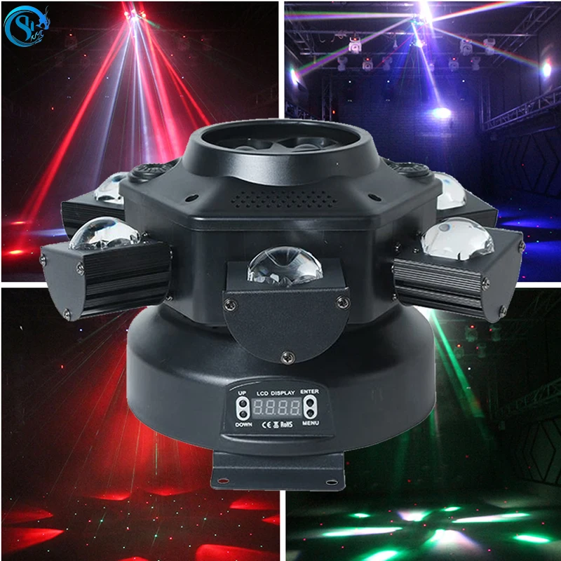 laser effect moving head light 150w 6bracos equipamento de palco profissional dmx para boate disco music pub casamento 01