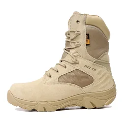 Botas tácticas combat desierto cuero hombre invierno fuerzas especiales