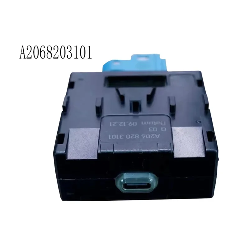 

НОВЫЙ автомобильный USB-интерфейс Carplay для Mercedes Benz W206, разъем USB-порта A2068203101, USB-концентратор