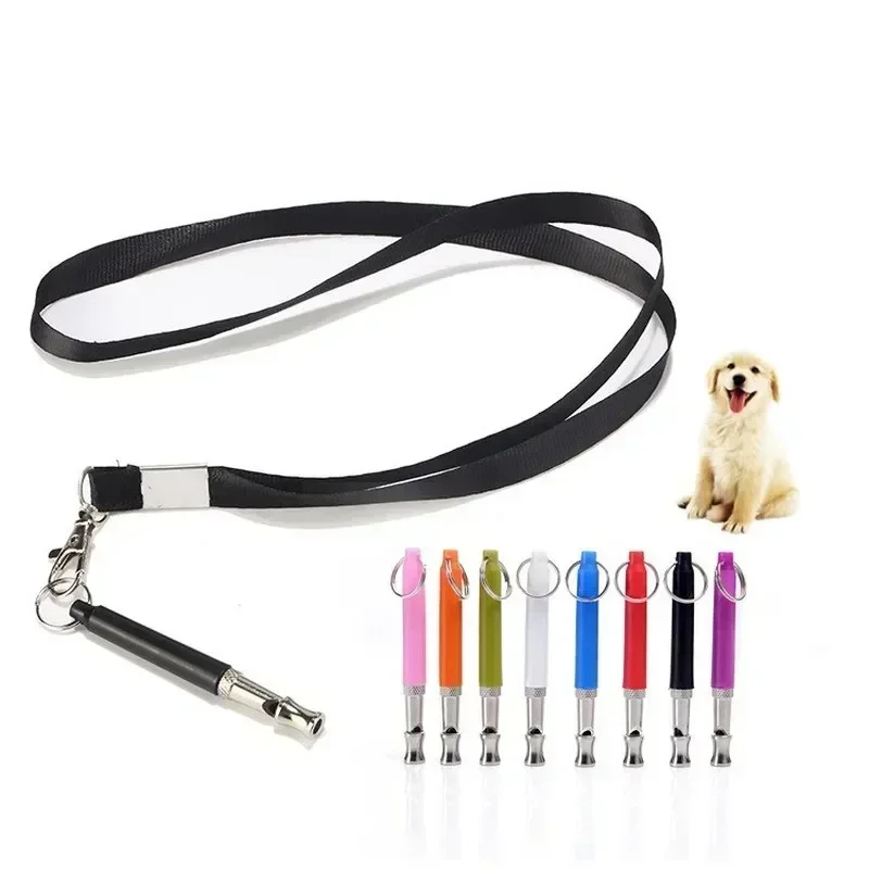 2024 1PCS NEW Adjustable Pet Dogs Whistle Anti Bark Ultrasonic Sound Dogs Training Flute Pets Interactive Home Supplies