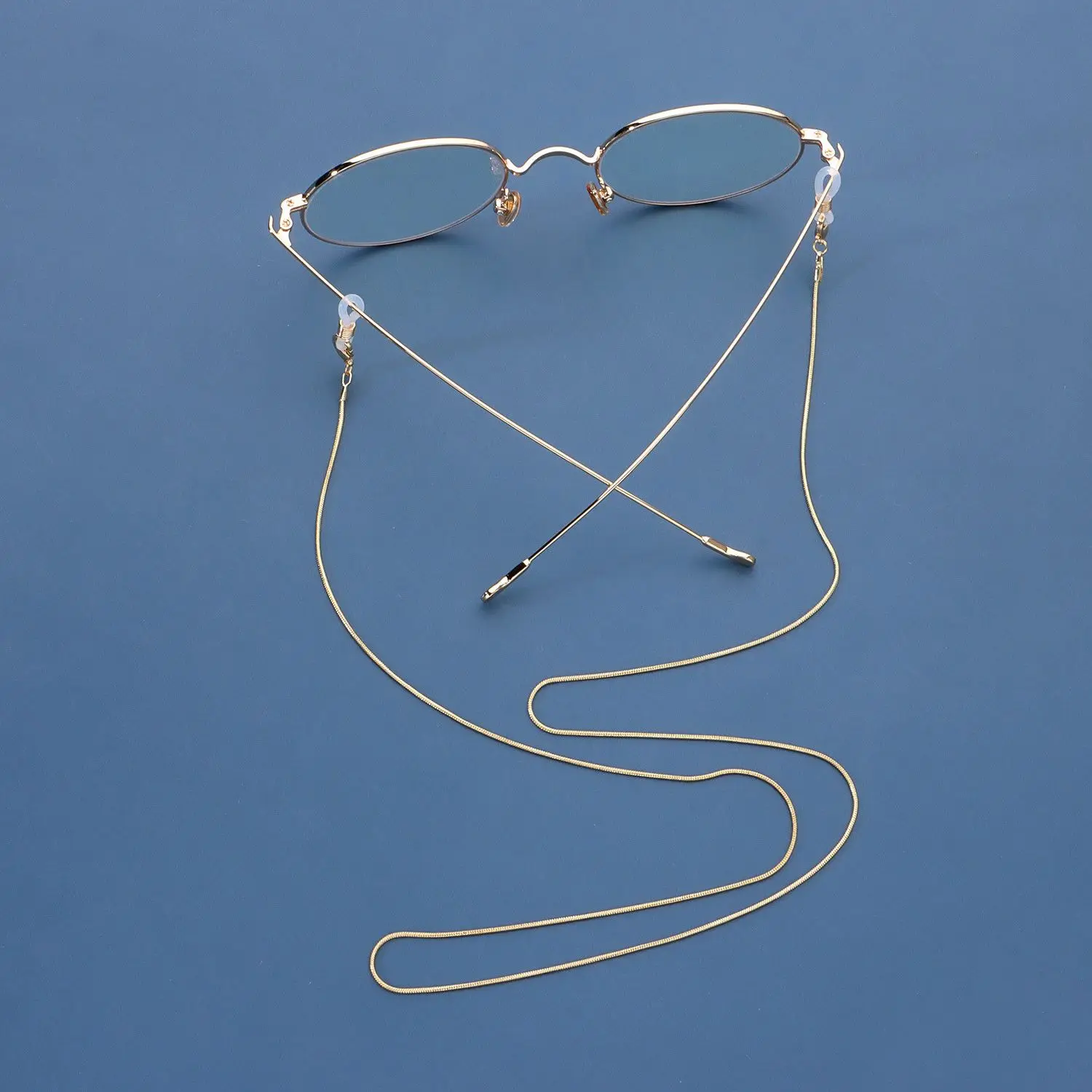 Fashion Metal Men women Eyeglass Chains Sunglasses Reading Beaded Glasses Chain Eyewears Cord Strap Rope female glasses chain