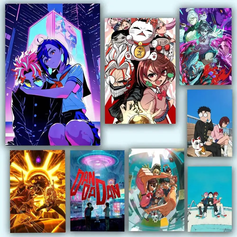 Classic Anime D-DandadanS Posters Self Adhesive Waterproof Ideal For Living Room Bedroom Bar Decoration