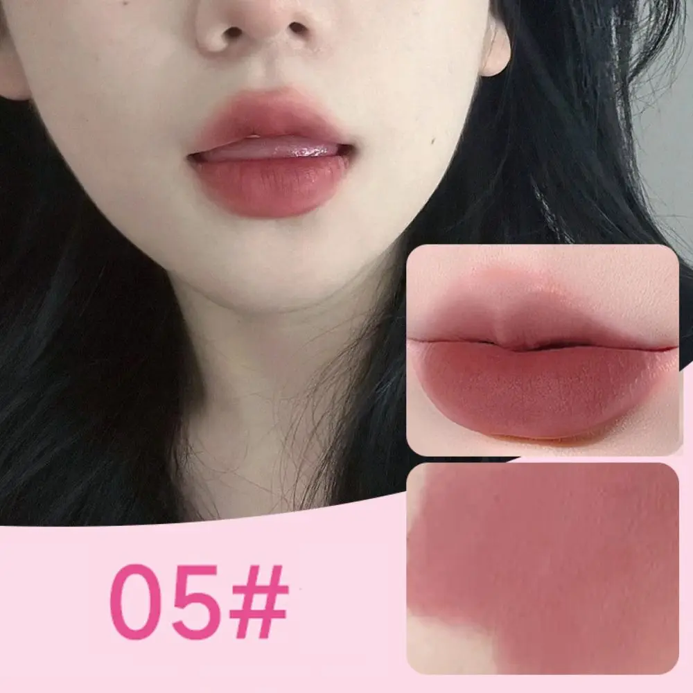 Doce blush cão batom fosco compõem beleza veludo lábio esmalte de longa duração bonito lábio pasta compõem