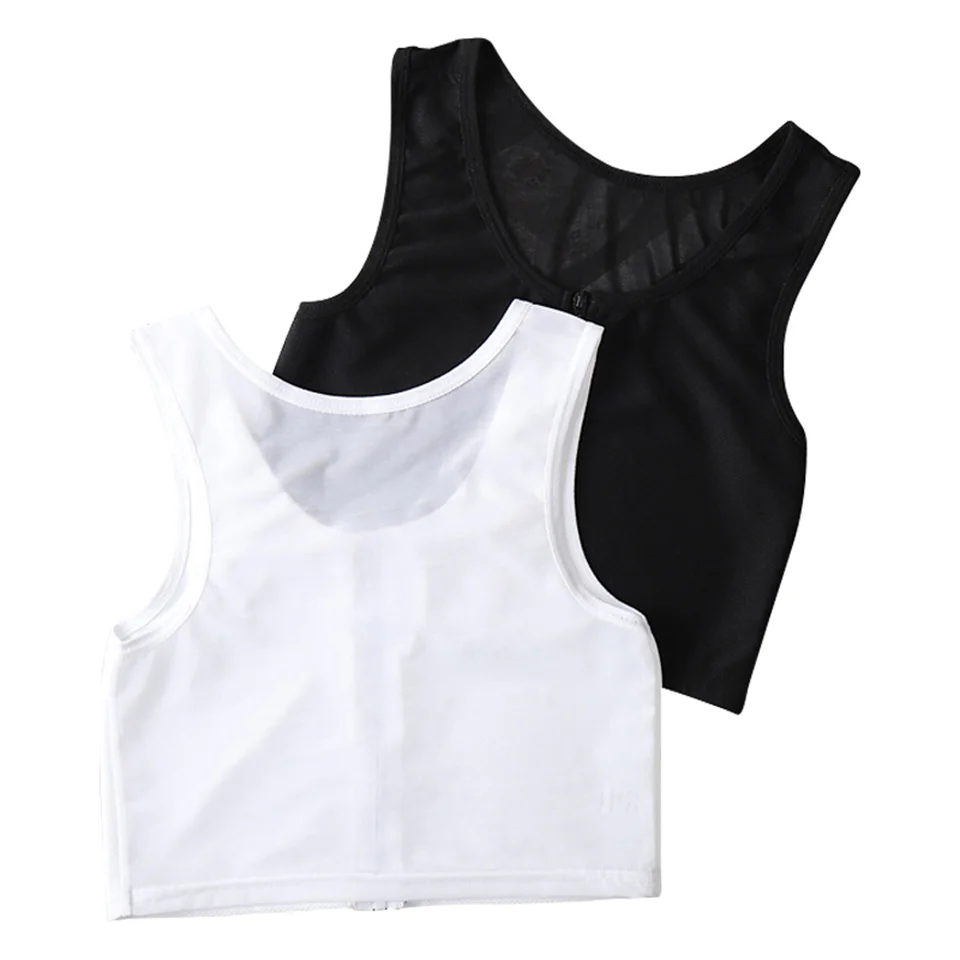 Becirzet Damen Atmungsaktiver Brustbinder, Atmungsaktive Drahtlose Brustbandage, Dünne Kurze Unterwäsche-Weste – Detail 9