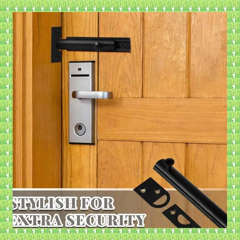 

4 Set Slide Bolt Latch Lock Bolt Door Slide Bolt Door Latches For Top Of Door Slide Latch Lock