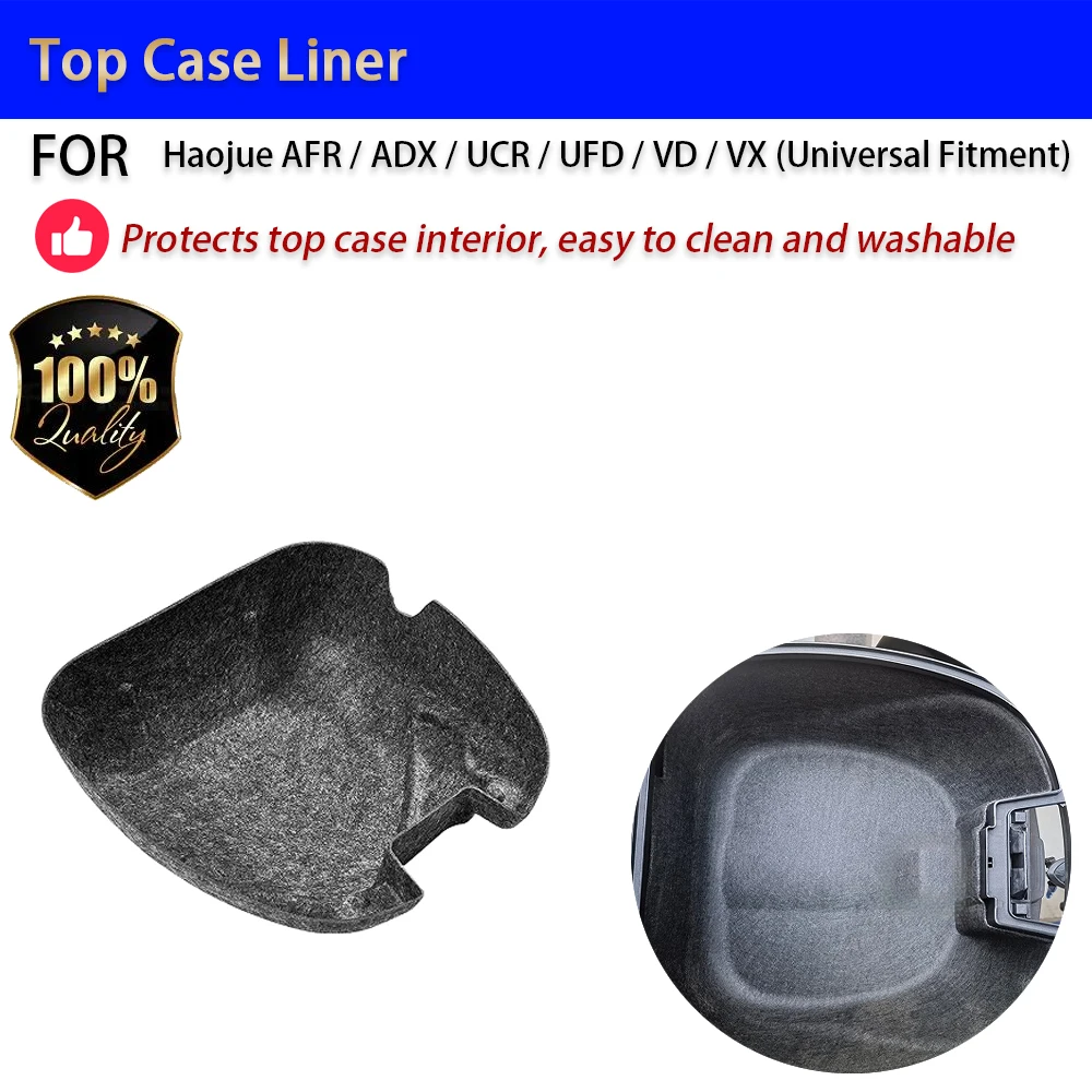 For Haojue AFR ADX UCR UFD VD VX Top Case Liner One-Piece Noise-Reducing Anti-Slip Accesorios Moto Accessori Moto