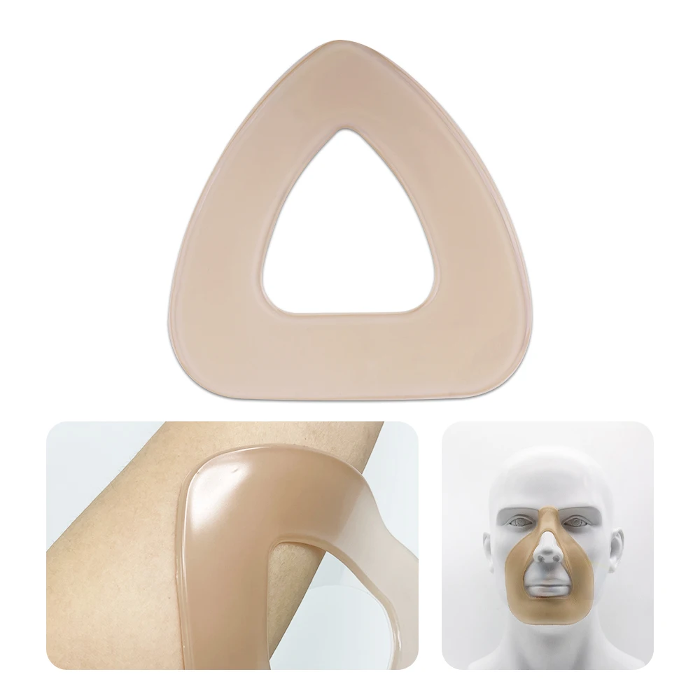 Silikonowe podkładki do nosa Akcesoria Uniwersalna wymienna poduszka do maski CPAP, miękki i trwały materiał, osłony nosa i ust