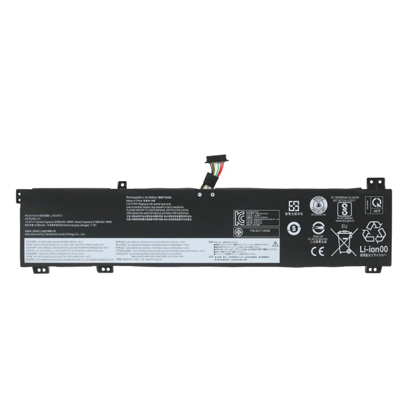 L19M4PC1 L19M4PC2  L19C4PC1 L19C4PC2 Battery For Lenovo Legion 5 15ARH05 7 Y7000  Y7000P R7000 R7000P Y9000K 2020 H 15.4V 80Wh