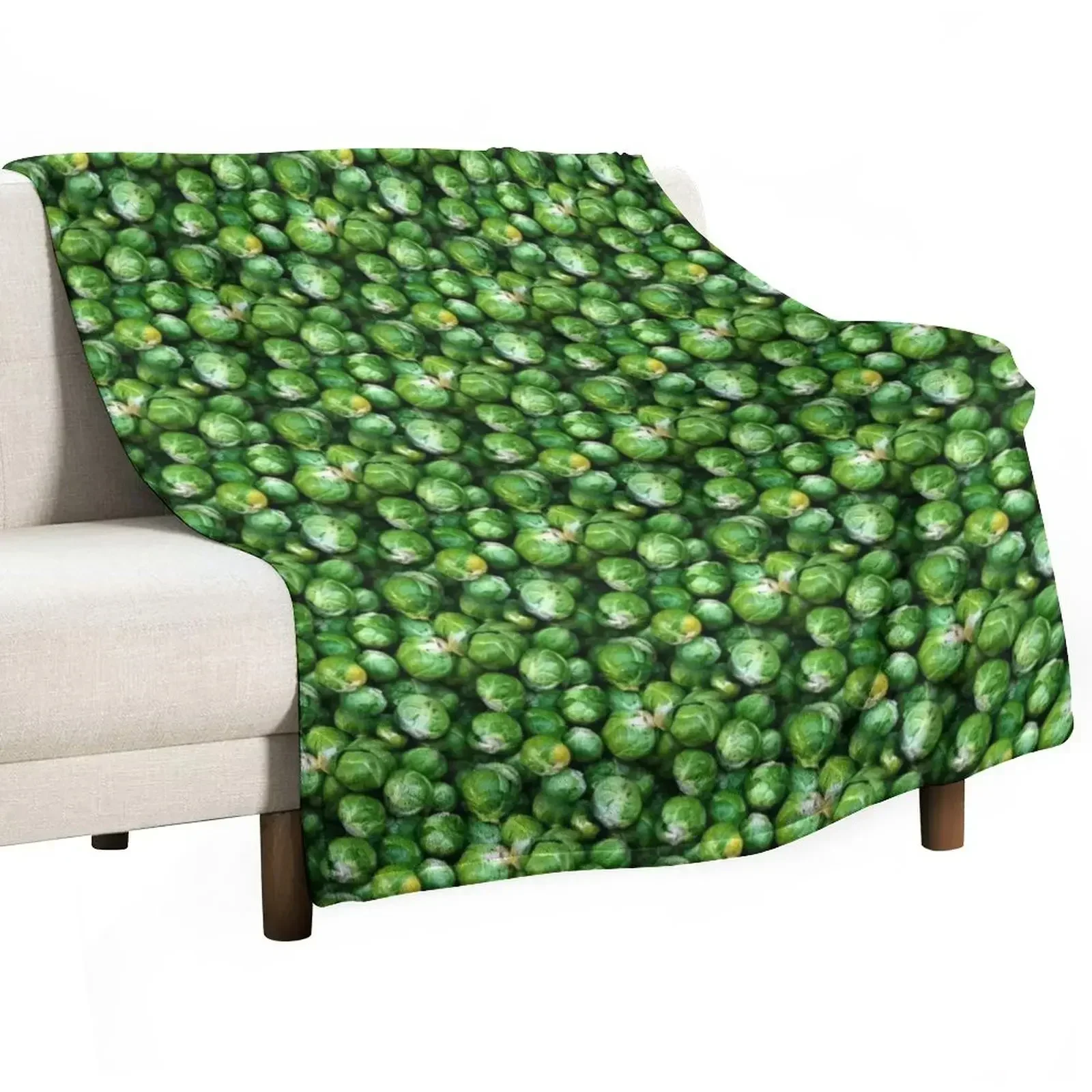 New Sprouts Forever (pattern) Throw Blanket Hairy Picnic Soft Beds Luxury Designer Blankets