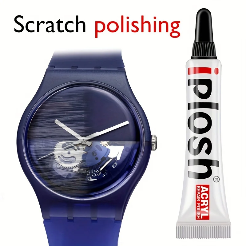 1pc IPLOSH Scratch Repair Cream for Plastic, Resin, Acrylic - Mirror Finish Restorer for Watches, Car Dashboard Polishing Paste
