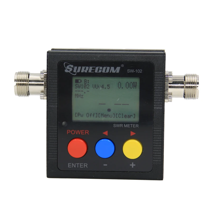 Medidor de energia SWR SURECOM para rádio bidirecional, SW-102, 125-525 Mhz, Digital VHF, UHF, SW102S, tipo M