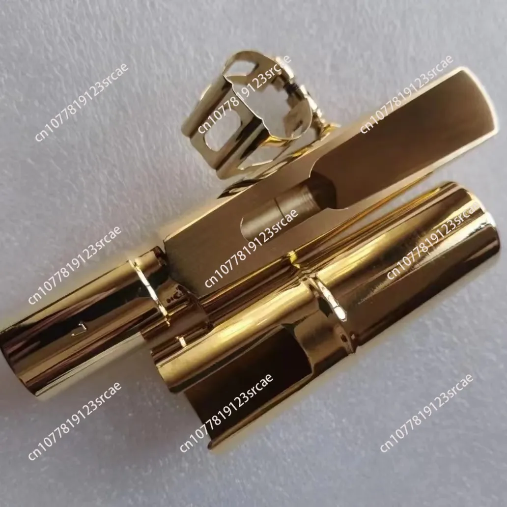 Hand-built upper bass metal flute with matching clip and cap.