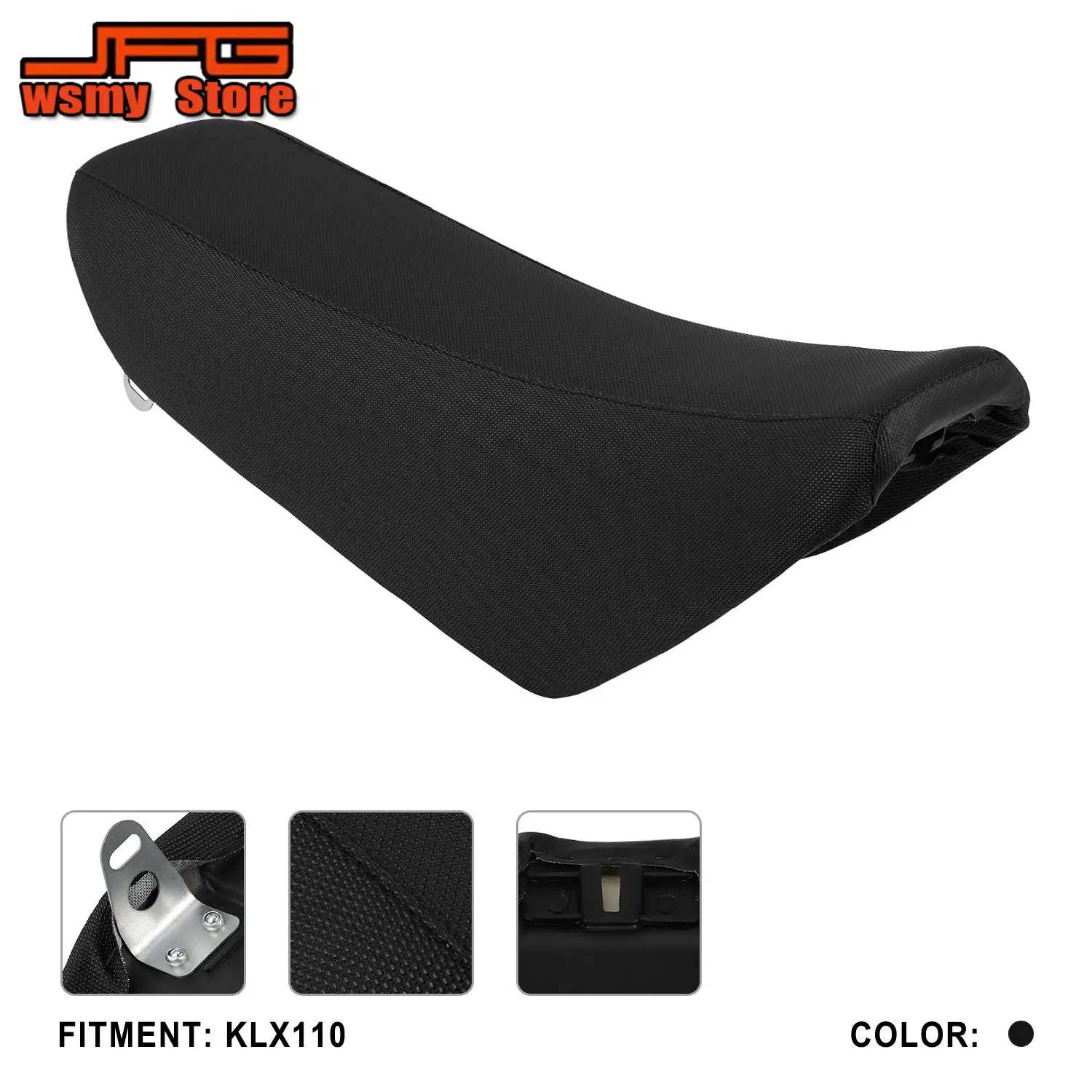 Motorcycles Accessories Seat Cushion Breathable Waterproof Seat Anti-Skid For KAWASAKI KLX 110 KLX110 2006-2007 Dirt Pit Bike