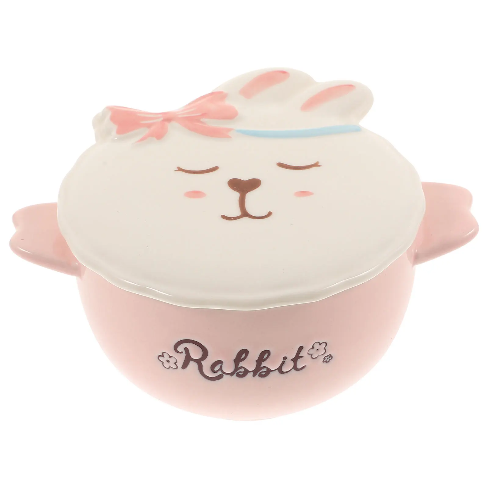 

Double Handle Ceramic Bowl Kids Breakfast Soup Bowl Kitchen Multi-Function Microwave Oven Safe Soup Bowls Microwave Safe Bowls