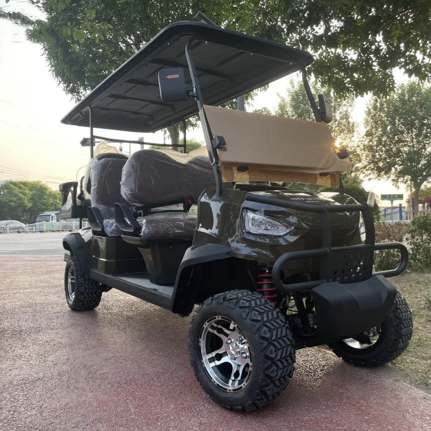 

Good Price 48V/72V Lithium Battery High Strength Steel Golf Cart 2/4/6 Seat Smart Design New Energy Electric Golf Cart