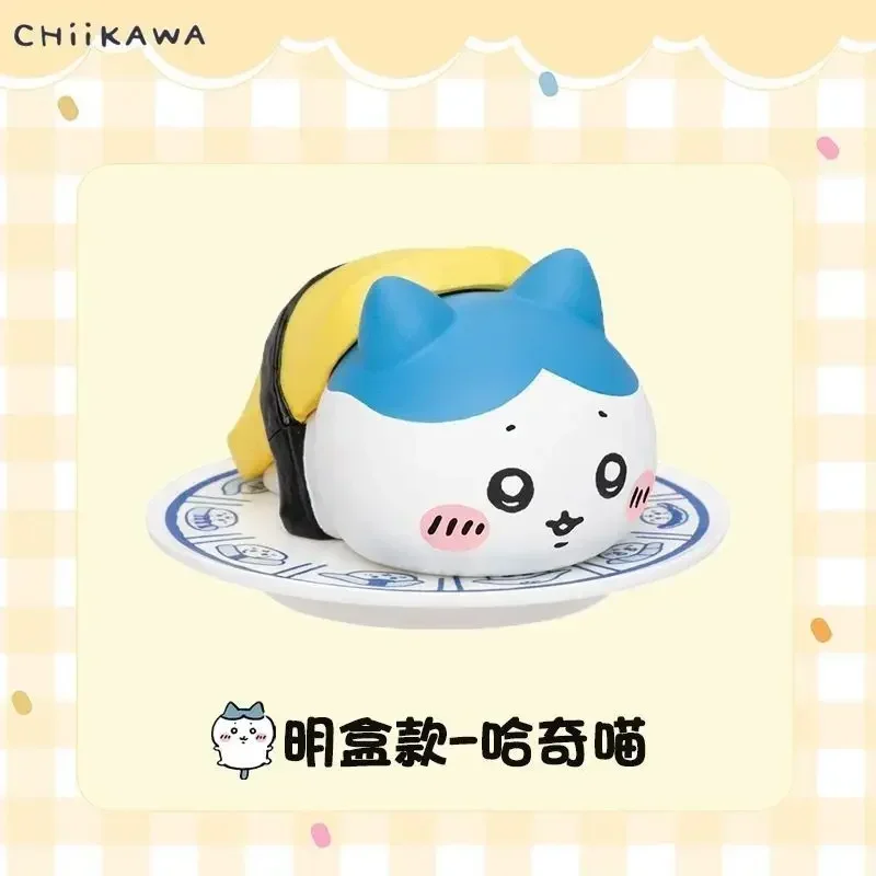 Chiikawa Sushi Co-Branded Limitierte Luftschiff-Puppe, Mini-Schreibtischdekoration von Chiikawa Usagi Hachiware, Anime-Sammlerstück Geschenk – Detail 4