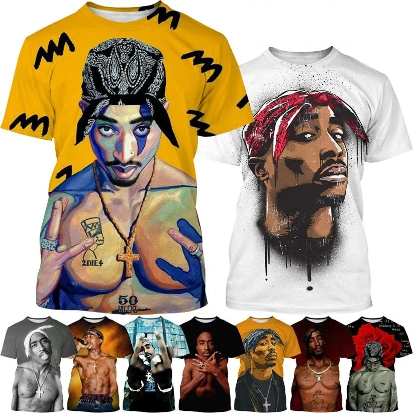 Hot Sale New Arrival American Rapper 3D Printed T Shirt Fashion Unisex Kid Hip Hop Street Style Personality Casual T Shirt