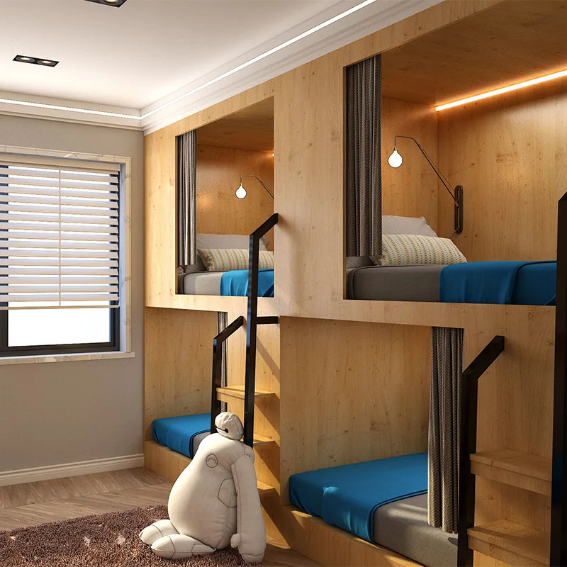 Upper and Lower Beds All-Inclusive Apartment  Bunk   Multifunctional Simple Apartment  Staff Dormitory