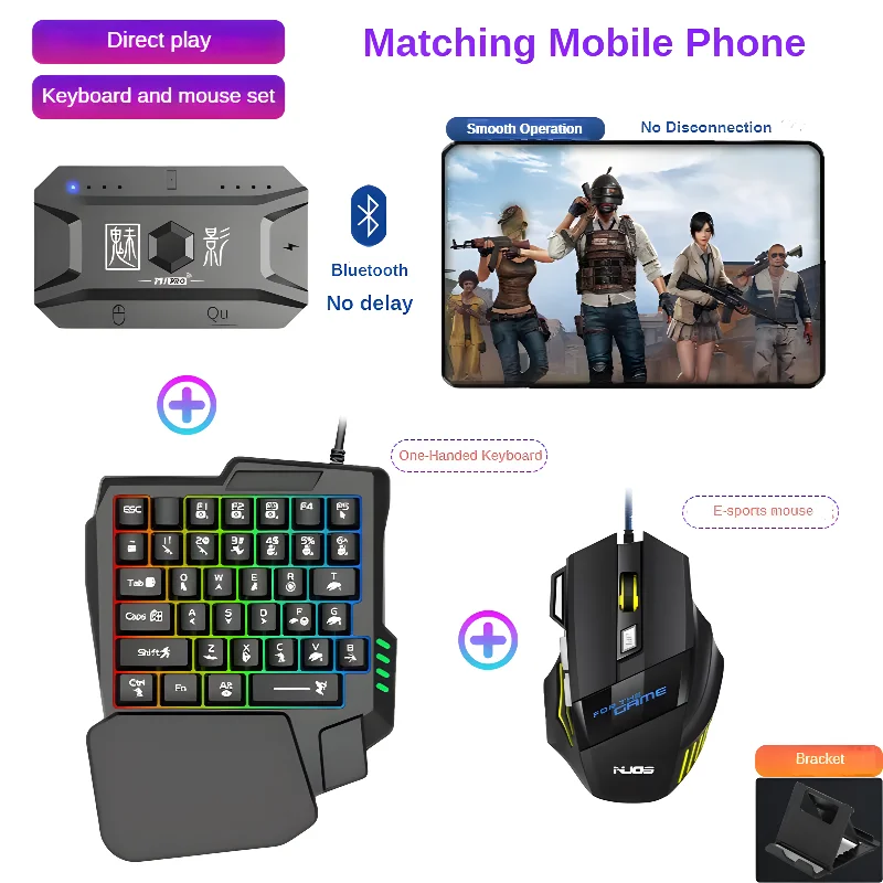 M1 Pro Mobile Controller Gaming Tastatur Maus Konverter BT V5.0 Programmierbare Adapter Unterstützung IOS Android System