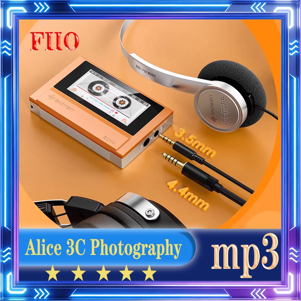 

НОВЫЙ Fiio Snowsky Echo Min MP3-плеер-проигрыватель Pure Music, беспроводной Bluetooth MP3-плеер, легкий, с поддержкой различных форматов, шумоподавлением