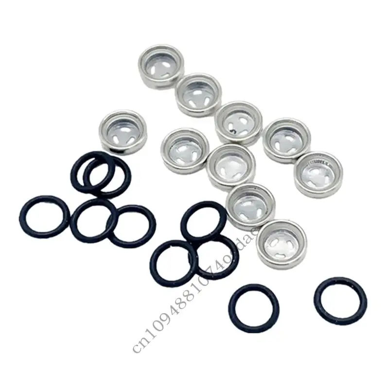 Motorcycle Brake Check Glass and Gasket Replacement Set for Service Use
