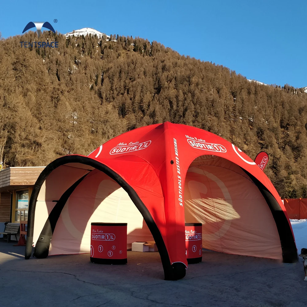 

New Arrival Custom Logo Airtight Waterproof TPU Tent Logo Printed Outdoor Inflatable Event Tent For Advertising Waterproof