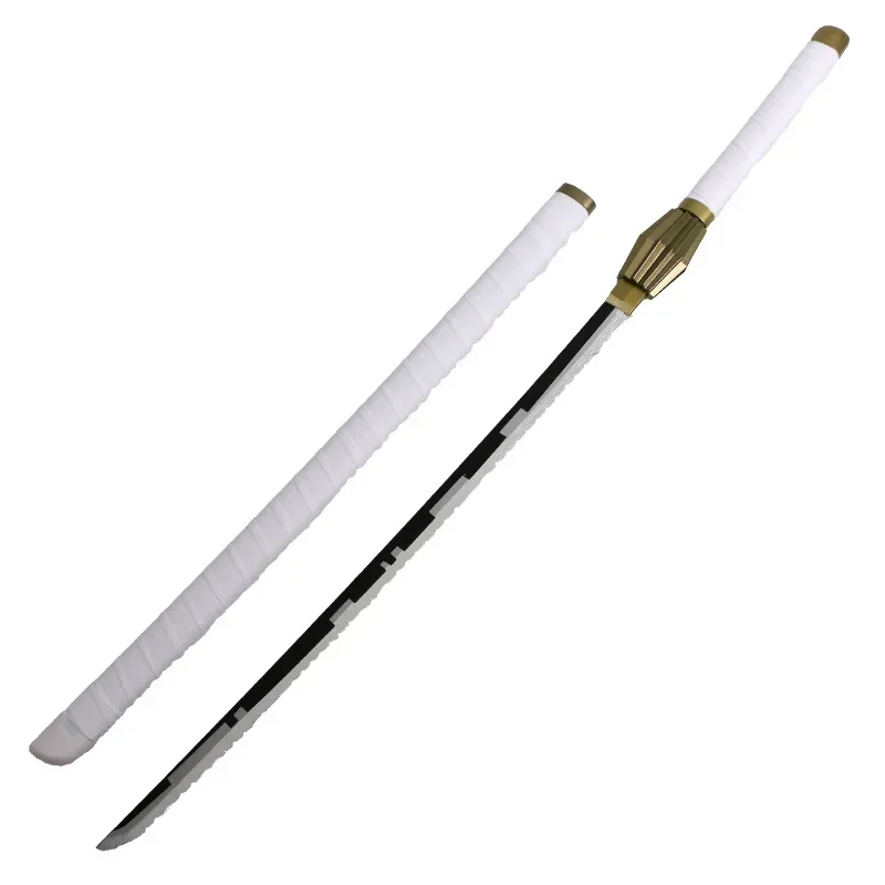 Newest Bleach 110cm Cosplay Anime Wood Role Playing Zaraki Kenpachi Assembled Sword 43inch Model Katana